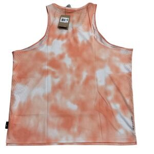 Nike Dri Fit ADV Mens Tie Dye Athletic Tank Top XXL Peach White Breathable